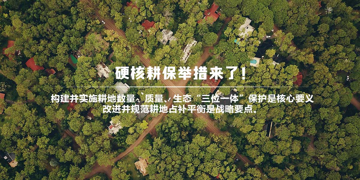 硬核耕保举措来了！